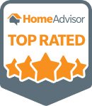 HomeAdvisor Top Rated badge
